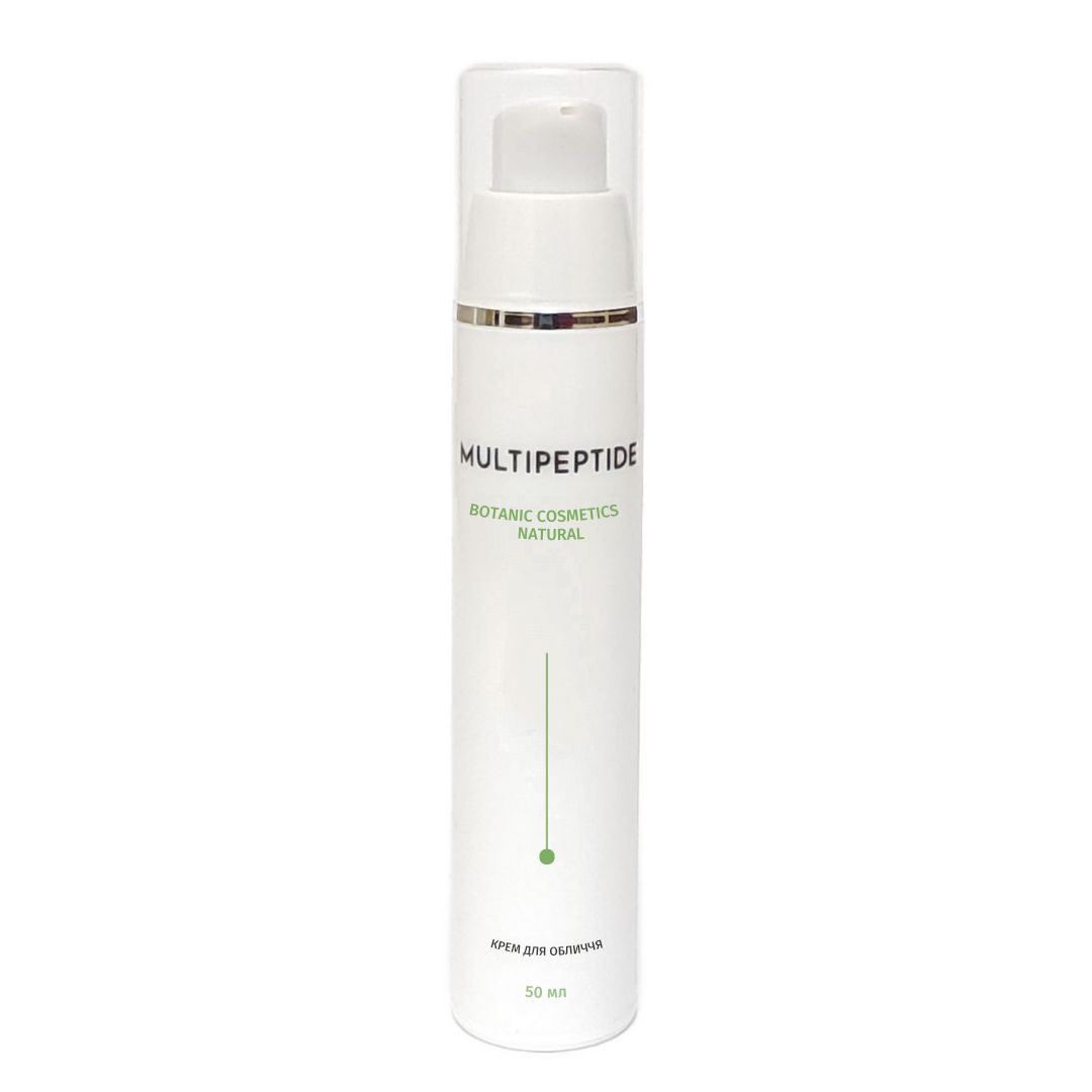 Antifalten-Creme für straffe, starke und strahlende Haut "Multipeptide Botanic Cosmetics Natural“ 50 ml