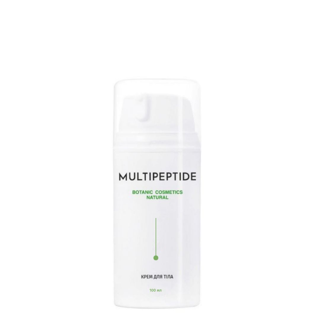 Körpercreme Multipeptide Botanic Cosmetics Natural 100 ml.  Die natürliche Körpercreme von Multipeptide Botanic Cosmetics spendet Ihrer Haut bereits nach der ersten Anwendung Feuchtigkeit. Die Körpercreme versorgt empfindliche Haut langfristig mit Feuchtigkeit, verleiht ihr Geschmeidigkeit und Zartheit und schützt vor Trockenheit.   https://multipeptide.shop/products/body-cream-multipeptide-botanic-cosmetics-natural-100-ml  Feuchtigkeitscreme für Körper „Multipeptide Botanic Cosmetics Natural“ 100 ml