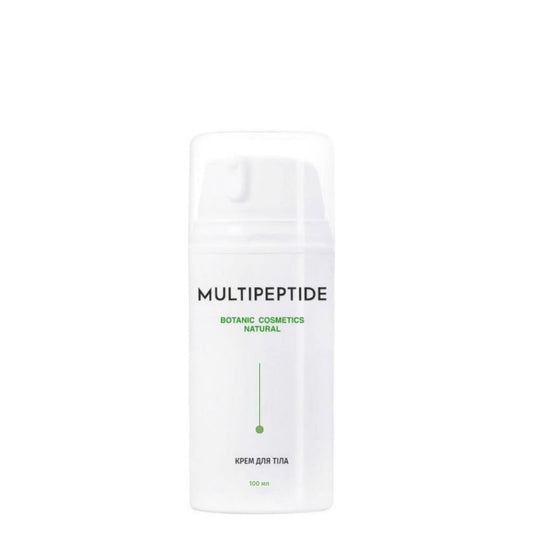 Körpercreme Multipeptide Botanic Cosmetics Natural 100 ml.  Die natürliche Körpercreme von Multipeptide Botanic Cosmetics spendet Ihrer Haut bereits nach der ersten Anwendung Feuchtigkeit. Die Körpercreme versorgt empfindliche Haut langfristig mit Feuchtigkeit, verleiht ihr Geschmeidigkeit und Zartheit und schützt vor Trockenheit.   https://multipeptide.shop/products/body-cream-multipeptide-botanic-cosmetics-natural-100-ml  Feuchtigkeitscreme für Körper „Multipeptide Botanic Cosmetics Natural“ 100 ml