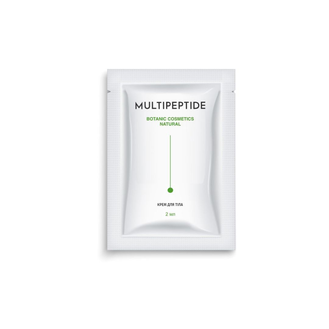 Feuchtigkeitscreme für Körper „Multipeptide Botanic Cosmetics Natural“ 2 ml